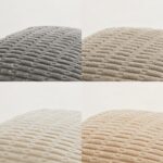 Fancy Homi 4 Packs Neutral Decorative Throw Pillow Covers 18x18 Inch for Living Room Couch Bed Sofa, Rustic Farmhouse Boho Home Decor, Soft Plush Striped Corduroy Square Cushion Case 45x45 cm - Image 5