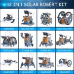 AESGOGO STEM Projects 12-in-1 Creation Solar Robot Kit,Science Experiments Toys Gifts for Kids Ages 8-12,Educational DIY Building Robotics Kit for 8 9 10 11 12 13 14 15 Year Old Boys Girls Teens - Image 2