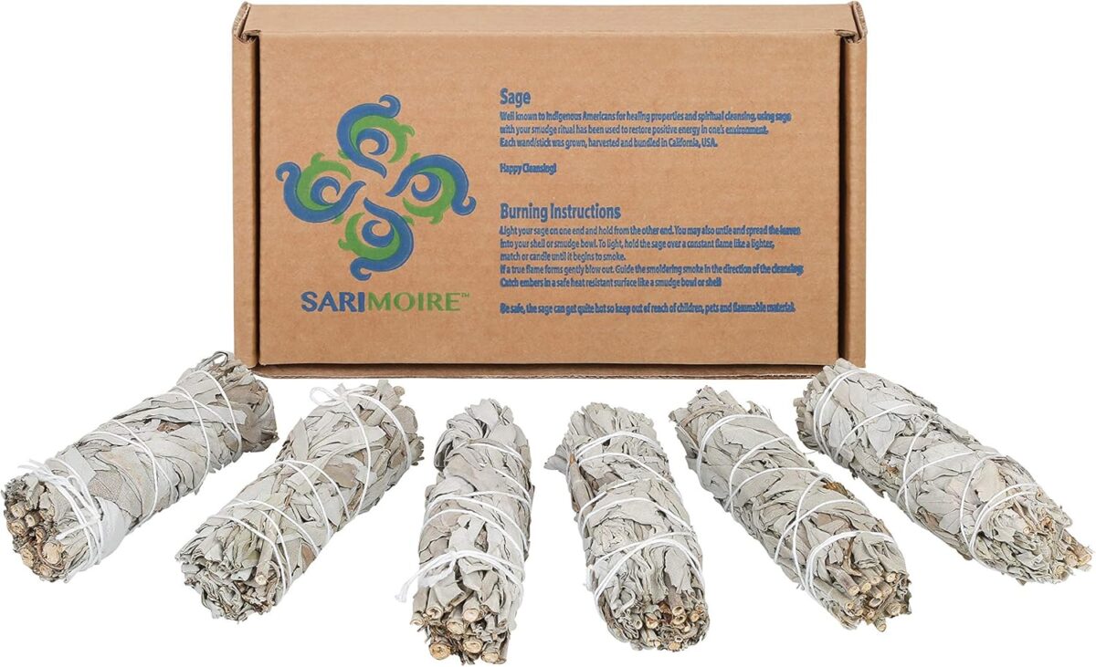 White Sage Smudge Sticks - 6-4" Sage Bundles - Perfect Sage Smudge Stick Smudging Kit Replenishment - Image 5