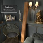 Oriental Furniture 6 ft. Tall Bamboo Wave Screen - Natural - Image 3