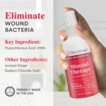 SkinSmart Antimicrobial Wound Therapy, Hypochlorous Acid Safely Removes Bacteria so Wounds Can Heal, 8 Ounce Clear Spray - Image 6