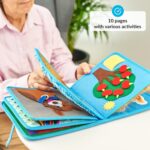 Fidget Book for Elderly | Fidget Blanket for Dementia | Dementia Products for Elderly | Gift and Activities for Seniors with Alzheimer’s or Dementia | Sensory Fidget Toys - Image 2