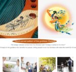 Harp Autoharps Lyre Humanized Design Of The Moon Harps, Traditional Classic Stringed Instruments, With Performance Package, Tuner, Spare Strings (Color : Brown, Size : 19 string) - Image 2