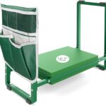 FLINTER Garden Kneeler and Seat, 10.2" Wider Heavy Duty Thick Gardening Bench for Kneeling and Seat - Multifunctional Kneeler Bench, Gardening Gifts for Women, Seniors Grandparents, Green