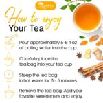 60 Tea Bags - Anti-Inflammaheb Loose Leaf Tea, 100% Natural from Ginger, Turmeric, Peppermint, Black Pepper, Cinnamon. Made with Natural Material Tea Bags. No Sugar, No Caffeine, No Gluten, Vegan. (60 Tea Bags) - Image 9