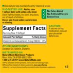 Nature Made Vitamin D3 1000 IU (25 mcg), Dietary Supplement for Bone, Teeth, Muscle and Immune Health Support, 300 Softgels, 300 Day Supply - Image 5