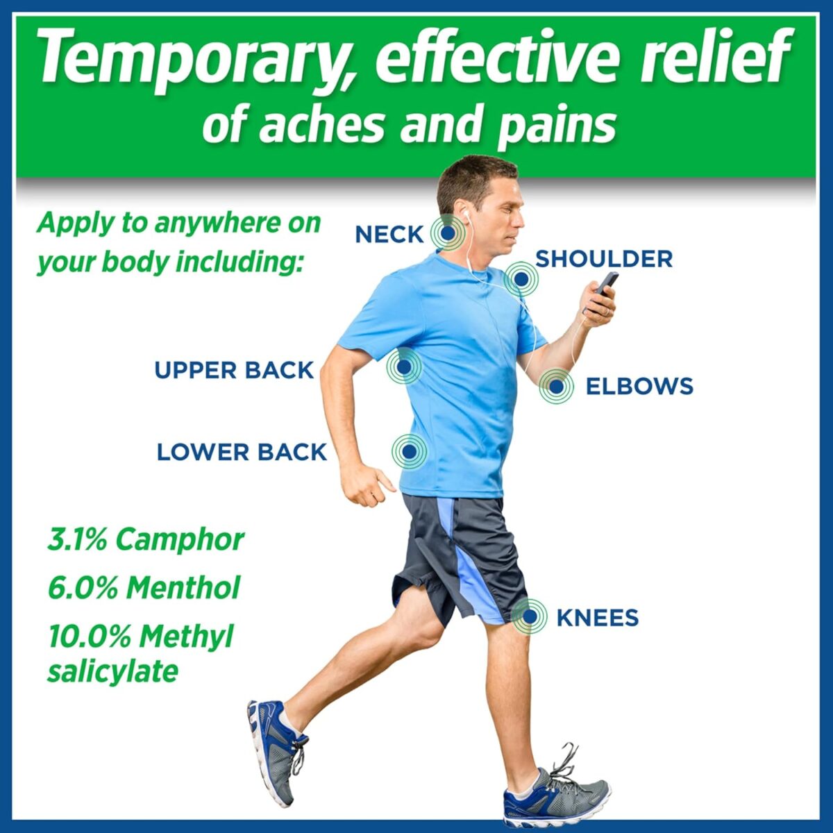 Salonpas Pain Relieving Patch for Back, Neck, Shoulder, Knee Pain and Muscle Soreness - 8 Hour Pain Relief - 60 Count - Image 4