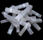 DANCING BEAR 2 Pound Selenite Small Sticks- Wands Premium Hand-Sorted Plus Include a Piece of Black Tourmaline Crystal and Educational ID Cards, Bulk, Reiki, Chakra, Good Luck & Protection - Image 3
