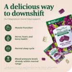 MegaFood Relax + Calm Magnesium Supplement - Soft Chews with Magnesium Citrate & Magnesium Malate for Heart Health, Muscle Tension & More - Vegetarian - Grape-Flavor - 30 Chews (15 Servings) - Image 4