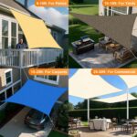 Artpuch Sun Shade Sail, 10'x13' Sand Rectangle, Curved Edged Commercial Grade 185GSM Permeable Outdoor Shade Cloth for Deck, Backyard, Patio (Custom Sizes Made) - Image 6