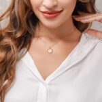 Gold Necklace for Women Zodiac Necklace 14K Gold Plated Rotatable 12 Constellation Necklaces Astrology Gold Jewelry for Women Fashion Birthday Gifts - Image 7