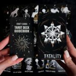 CRAFTERIAN Tarot Card Deck Black Fatality. 78 Cards with Guidebook. Black Foil Cards Edges. Unique Tarot Cards. - Image 7