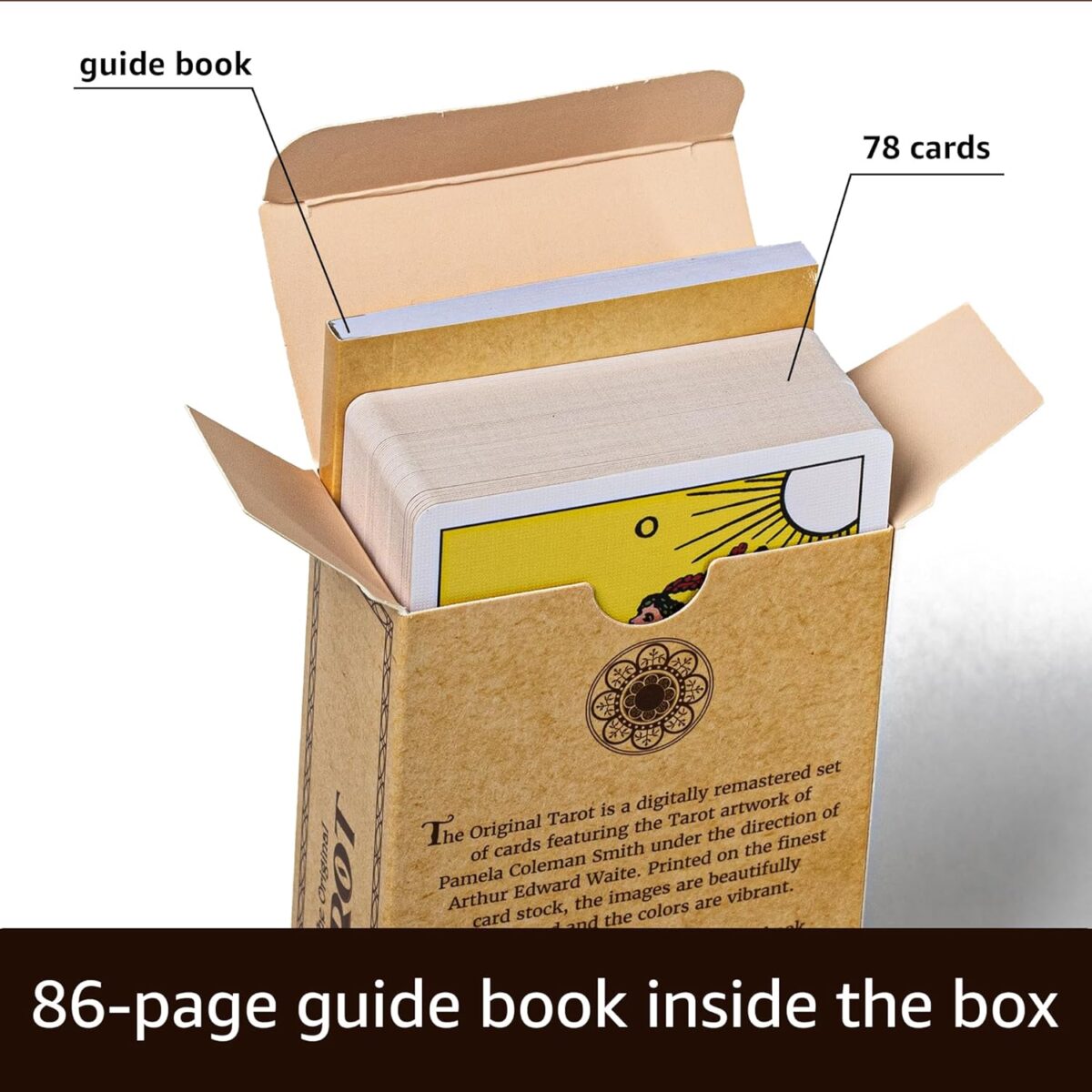 The Original Tarot Cards Deck with Guide Book for Beginners, Alternative to Rider Waite Smith - Image 2