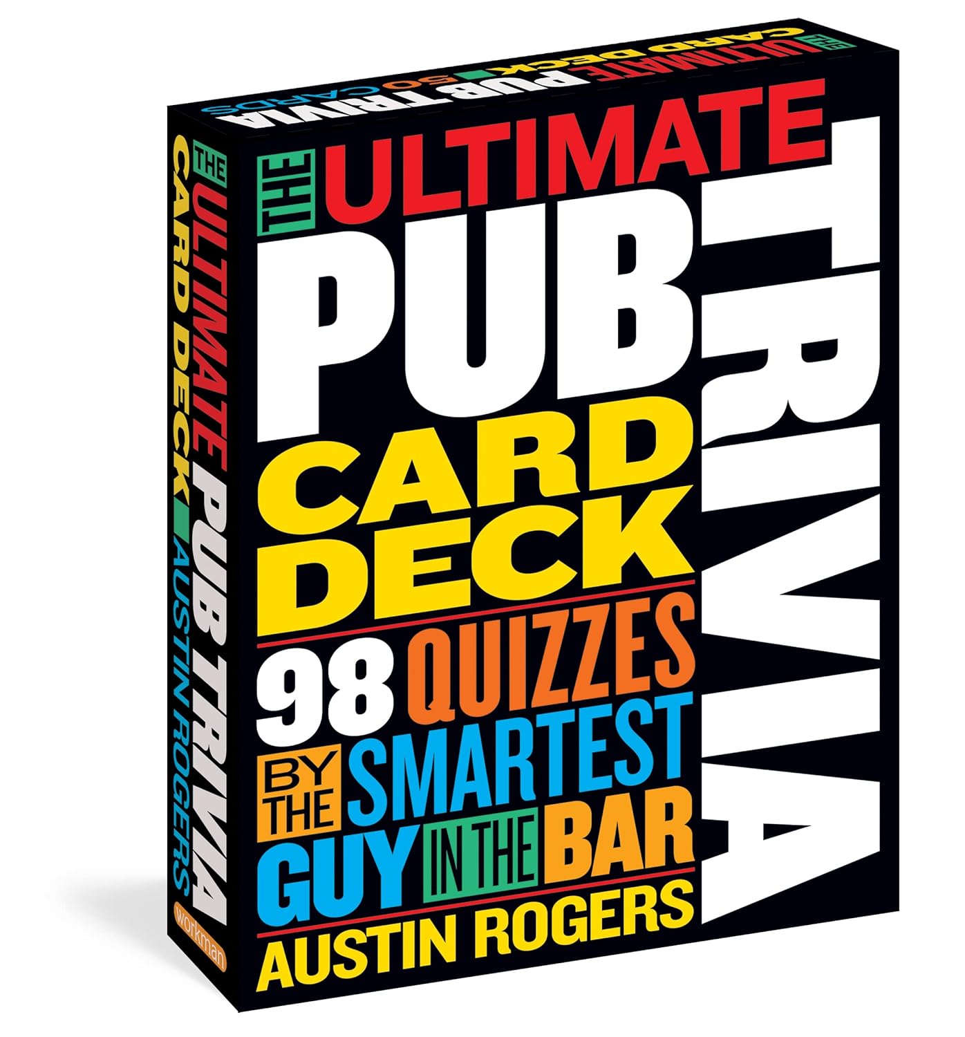 81AxJA3In0L._SL1500_.jpg The Ultimate Pub Trivia Card Deck: 98 Quizzes by the Smartest Guy in the Bar - Image 1