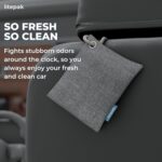 Litepak Activated Charcoal Bags Odor Absorber, (8 Pack, Large), Bamboo Charcoal, Natural Car Air Purifier, Closet Deodorizer, and Odor Eliminator For Home (8x200g) - Image 4