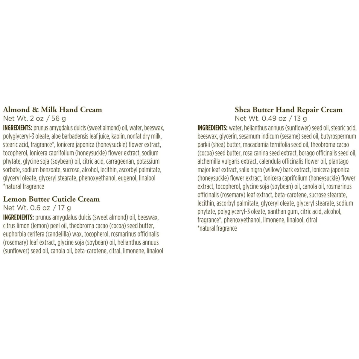 Burt's Bees Gifts Ideas - Hand Repair Set, 3 Hand Creams plus Gloves - Almond Milk, Lemon Butter Cuticle Cream, Shea Butter Repair - Image 9