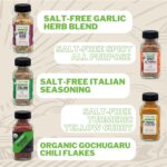 FreshJax Organic Salt Free Seasonings Gift Set | Pack of 5 Organic Sodium Free Seasoning | Grilling gifts for Men | Salt Free Seasonings and Spices for Cooking | Gourmet Seasoning Set - Image 5