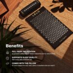 LELO Acupressure Mat – Designed for Relaxation and Stress Relief, Perfect for Back, Neck & Shoulders Muscles, Premium Wellness Acupuncture Massage Mat and Pillow Pillow – Stress & Tension Relief - Image 2