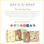 Bee's Wrap Reusable Beeswax Food Wraps Made in the USA, Eco Friendly Beeswax, Sustainable Organic Cotton Wraps, XL Bread Wrap for Homemade Bread, Honeycomb - Image 8