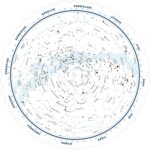 Double-Sided Multi-Latitude Planisphere Star Map Night Sky Guide for Astronomy - Image 4