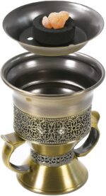 Frankincense Resin Incense Burner, Incense Censer, Bakhoor Burner, Charcoal Incense Burner, Incense Burner with Handle Tongs for Yoga, Spa Aromatherapy - Image 6