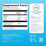 Vital Proteins Collagen Peptides Powder - Grass Fed Collagen Peptides for Hair, Nail, Skin, Bone & Joint Health, Unflavored, 9.33oz - Image 3
