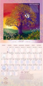 Astrocal Seasons & Cycles Moon Calendar 2025 USA (Blue, EST - Eastern Time) - Image 5
