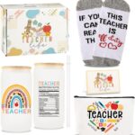 6 PCS Teacher Gifts for Women Teacher Appreciation Gift Ideas Thank You Baskets Supplies Valentine Christmas Gift