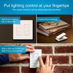 Lutron Caseta Original Smart Dimmer Switch Kit, 2 Dimmer Switches, 2 Wall Plates, 2 Remotes, 2 Pedestals, and Smart Hub, Works with Alexa, Apple Home, Google Home, 3Way, 150W, No Neutral, P-BDG-PKG2W - Image 6