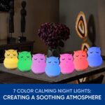 Mindfulness 'Breathing Owl' | 4-7-8 Guided Visual Meditation Breathing Light | 3 in 1 Device with Night Light & Noise Machine for ADHD Anxiety Stress Relief Sleep - Gift for Kids Adult Women Men - Image 5