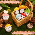 MAGIMUSE Crochet Kit for Beginners, Crochet Starter Kits for Adults Amigurumi Craft Knitting Crocheting Kits with Step-by-Step Video Tutorials, Mushroom Family(40%+ Yarn - Image 4