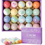 20PCS Bath Bombs for Women Presents Set Natural Wonderful Fizz Effect Bath Bomb with Shea Butter & Essential Oils, Bubble Bath Amazing Presents for Her/Him, Wife, Girlfriend, Mother