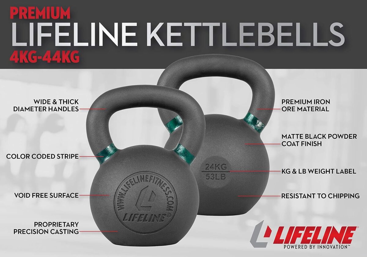 Lifeline Kettlebell Weight for Whole-Body Strength Training with Kettlebells - Image 4