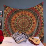 FENDROM Popular Handicrafts Indian hippie Bohemian Psychedelic Peacock Mandala Wall hanging College Dorm Beach Throws Table Cloth Bedding Tapestry - Image 3