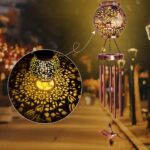 Wind Chimes for Outside 38" Hummingbird Solar Wind Chimes Outdoor Gifts for Mom Hanging Solar Lantern, Garden Decor for Patio Yard, Christmas Windchimes Outdoors Gifts for Women Grandma - Image 8