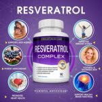 Resveratrol Supplement 1800 mg Antioxidant Complex - Highly Potent Natural Trans-Resveratrol Pills for Healthy Aging, Overall Health Support, Immune System, Brain Function, for Men Women, 90 Capsules - Image 2