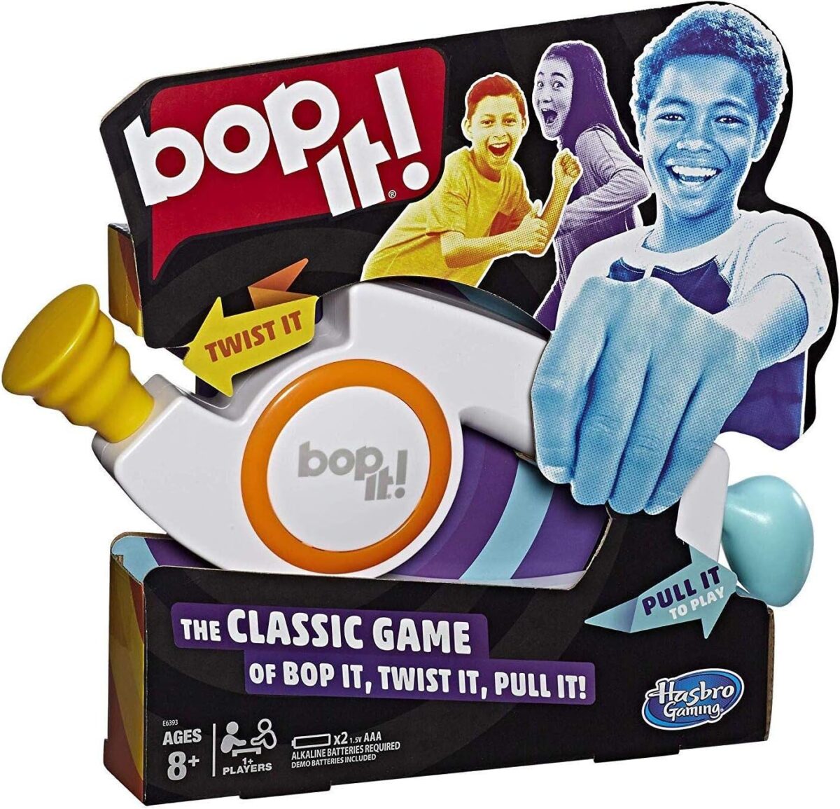 Hasbro Gaming Bop It! Electronic Game for Kids Ages 8 and up, Kids Games for 1 or More Players, Board Games for Kids, Kids Gifts - Image 1