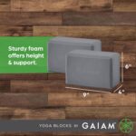 Gaiam Yoga Block - Supportive Latex-Free Eva Foam - Soft Non-Slip Surface with Beveled Edges for Yoga, Pilates, Meditation - Yoga Accessories for Stability, Balance, Deepen Stretches - Image 7