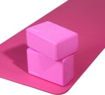 Set of 2 High Density Yoga Blocks, 9"x6"x4" Each, Pair, Multiple Colors - Image 5