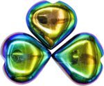 Titanium Aura Quartz Crystal Heart Palm Stone - Pocket Massage Worry Stone for Natural Body Chakra Balancing, Reiki Healing and Crystal Grid - Image 5