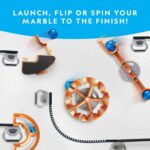 NATIONAL GEOGRAPHIC Magnetic Marble Run - 75-Piece STEM Building Set for Kids & Adults with Magnetic Track & Trick Pieces & Marbles for Building A Marble Maze, STEM Project (Amazon Exclusive) - Image 5