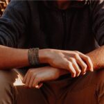 Jstyle 4Pcs Braided Leather Bracelet for Women Mens Cuff Bead Bracelet Set Adjustable Black And Brown - Image 6