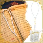 Landical 8 Pcs Islamic Prayer Beads Ramadan Eid Gifts Muslim Party Favors Pearl Prayer Beads Islamic Wedding Gifts for Ramadan Eid Hajj Umrah Wedding Baby Shower - Image 5