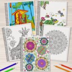 Adult Coloring Books Set:3 Coloring Books for Adults Animal Flowers & Other Themes Designs.Coloring Books for Adults to Relax and Relieve Anxiety - Image 6