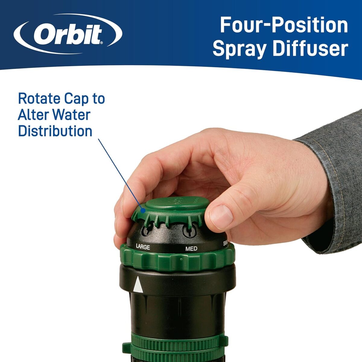 Orbit 58573N H2O-6 Gear Drive Sprinkler (Sprinkler on Spike) - Image 8