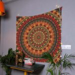 FENDROM Popular Handicrafts Indian hippie Bohemian Psychedelic Peacock Mandala Wall hanging College Dorm Beach Throws Table Cloth Bedding Tapestry - Image 7