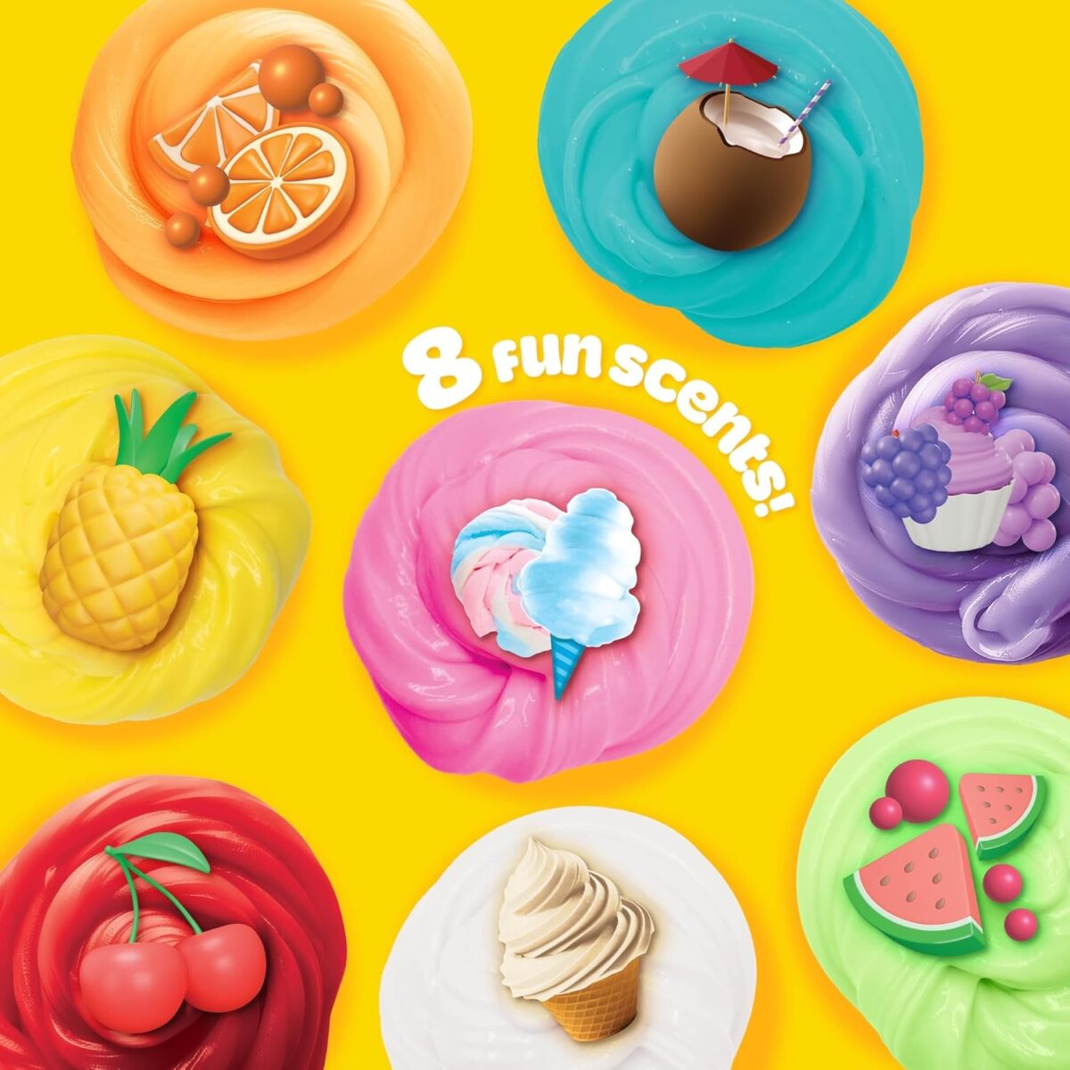 Play-Doh Scented Butter Mash-Ups, 8 Playdoh Pack, Sensory Dough, Playdoh Kit, Gifts for Kids, Popular Kids Toys, Party Favors for Kids 8-12, Compound Packs, Kids Gifts 8-12, Kids Girl Toys - Image 3