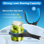 Grabber Reacher Tool - 32” Extra Long Foldable Gripper and Reaching Tool - Heavy Duty Pick Up Stick Grabbers for Seniors, Trash, Surgery Recovery Must Haves Gifts (Blue) - Image 2