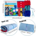 Fidget Blanket for Elderly, Dementia Alzheimers Products, Sensory Blanket Memory Loss Fidget Toys, Autistic Activities Pad, Anxiety Relief Improves Mental Stimulation - Image 5