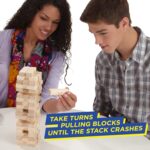 Jenga Game | The Original Wood Block Game with Genuine Hardwood Blocks | Stacking Tower Game | Ages 6+ | 1 or More Players | Party Games for Kids | Family Games - Image 5